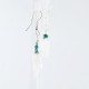 Certified Authentic Navajo .925 Sterling Silver Hooks Natural Alabaster Turquoise Native American Earrings 370996769404
