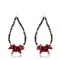 Certified Authentic Navajo .925 Sterling Silver Hooks Natural Coral and Traditional Heishi Native American Earrings 390755545306