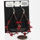 Certified Authentic Navajo .925 Sterling Silver Hooks Natural Coral Heishi Native American Earrings 390753975737 Certified Authentic Navajo .925 Sterling Silver Hooks Natural Coral Heishi Native American Earrings 390753975737