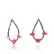 Certified Authentic Navajo .925 Sterling Silver Hooks Natural Coral Traditional Heishi Native American Earrings 390757170941