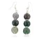 Certified Authentic Navajo .925 Sterling Silver Hooks Natural Jasper Native American Earrings 18072-52