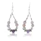 Certified Authentic Navajo .925 Sterling Silver Hooks Natural Pink Quartz and Sugilite Native American Earrings 390725007989 Certified Authentic Navajo .925 Sterling Silver Hooks Natural Pink Quartz and Sugilite Native American Earrings 390725007989