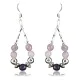 Certified Authentic Navajo .925 Sterling Silver Hooks Natural Pink Quartz and Sugilite Native American Earrings 390728583087 Certified Authentic Navajo .925 Sterling Silver Hooks Natural Pink Quartz and Sugilite Native American Earrings 390728583087