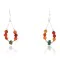 Certified Authentic Navajo .925 Sterling Silver Hooks Natural Turquiose Quartz Native American Earrings 390813055393