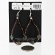 Certified Authentic Navajo .925 Sterling Silver Hooks Natural Turquise Native American Earrings 390754197752