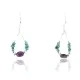 Certified Authentic Navajo .925 Sterling Silver Hooks Natural Turquoise Amethyst Native American Earrings 371057556188 Certified Authentic Navajo .925 Sterling Silver Hooks Natural Turquoise Amethyst Native American Earrings 371057556188