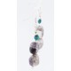 Certified Authentic Navajo .925 Sterling Silver Hooks Natural Turquoise Amethyst Native American Earrings 390813107762