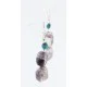 Certified Authentic Navajo .925 Sterling Silver Hooks Natural Turquoise Amethyst Native American Earrings 390813107762