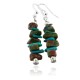 Certified Authentic Navajo .925 Sterling Silver Hooks Natural Turquoise and JASPER Native American Earrings 18062 Certified Authentic Navajo .925 Sterling Silver Hooks Natural Turquoise and JASPER Native American Earrings 18062