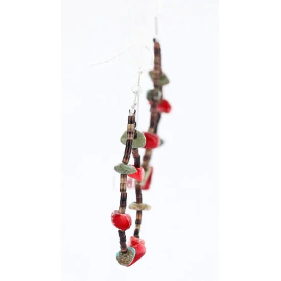 Certified Authentic Navajo .925 Sterling Silver Hooks Natural Turquoise CORAL Native American Earrings 371016839888 Certified Authentic Navajo .925 Sterling Silver Hooks Natural Turquoise CORAL Native American Earrings 371016839888