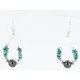 Certified Authentic Navajo .925 Sterling Silver Hooks Natural Turquoise Hematite Native American Earrings 371047884546 Certified Authentic Navajo .925 Sterling Silver Hooks Natural Turquoise Hematite Native American Earrings 371047884546