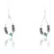 Certified Authentic Navajo .925 Sterling Silver Hooks Natural Turquoise Hematite Native American Earrings 390814169540