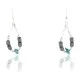 Certified Authentic Navajo .925 Sterling Silver Hooks Natural Turquoise Hematite Native American Earrings 390814169540 Certified Authentic Navajo .925 Sterling Silver Hooks Natural Turquoise Hematite Native American Earrings 390814169540