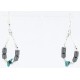 Certified Authentic Navajo .925 Sterling Silver Hooks Natural Turquoise Hematite Native American Earrings 390814169540 Certified Authentic Navajo .925 Sterling Silver Hooks Natural Turquoise Hematite Native American Earrings 390814169540