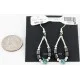 Certified Authentic Navajo .925 Sterling Silver Hooks Natural Turquoise Hematite Native American Earrings 390814169540 Certified Authentic Navajo .925 Sterling Silver Hooks Natural Turquoise Hematite Native American Earrings 390814169540