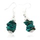 Certified Authentic Navajo .925 Sterling Silver Hooks Natural Turquoise Native American Earrings 18097-7 Certified Authentic Navajo .925 Sterling Silver Hooks Natural Turquoise Native American Earrings 18097-7