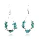 Certified Authentic Navajo .925 Sterling Silver Hooks Natural Turquoise Native American Earrings 371044204401