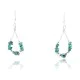 Certified Authentic Navajo .925 Sterling Silver Hooks Natural Turquoise Native American Earrings 371046337070