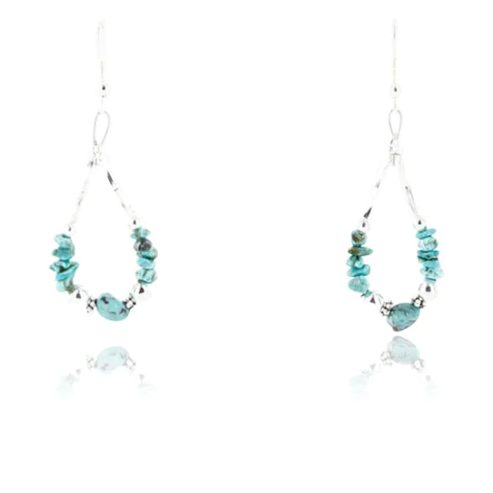 Certified Authentic Navajo .925 Sterling Silver Hooks Natural Turquoise Native American Earrings 371051729410 Certified Authentic Navajo .925 Sterling Silver Hooks Natural Turquoise Native American Earrings 371051729410