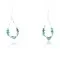 Certified Authentic Navajo .925 Sterling Silver Hooks Natural Turquoise Native American Earrings 371051729410