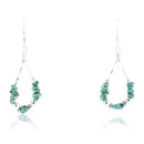 Certified Authentic Navajo .925 Sterling Silver Hooks Natural Turquoise Native American Earrings 371056440193
