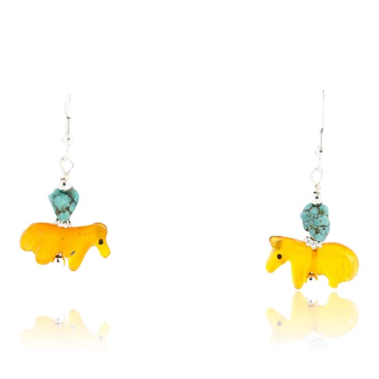 Certified Authentic Navajo .925 Sterling Silver Hooks Natural Turquoise Native American Earrings 390784408126 Certified Authentic Navajo .925 Sterling Silver Hooks Natural Turquoise Native American Earrings 390784408126