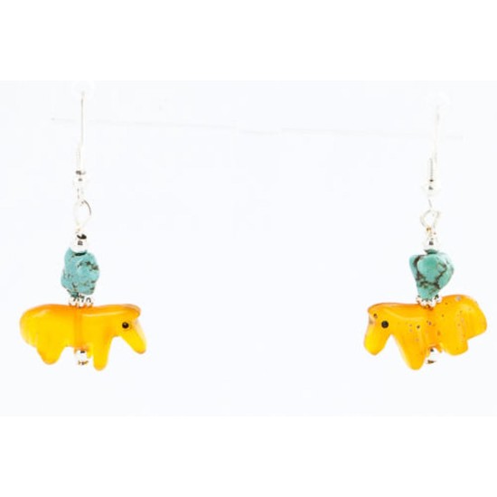 Certified Authentic Navajo .925 Sterling Silver Hooks Natural Turquoise Native American Earrings 390784408126 Certified Authentic Navajo .925 Sterling Silver Hooks Natural Turquoise Native American Earrings 390784408126