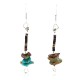 Certified Authentic Navajo .925 Sterling Silver Hooks Natural Turquoise Native American Earrings 390817652116