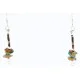 Certified Authentic Navajo .925 Sterling Silver Hooks Natural Turquoise Native American Earrings 390817652116