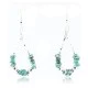 Certified Authentic Navajo .925 Sterling Silver Hooks Natural Turquoise Native American Earrings 390824673586