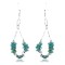 Navajo .925 Sterling Silver Hooks Natural Turquoise Native American Earrings 390844281100