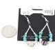 Certified Authentic Navajo .925 Sterling Silver Hooks Natural Turquoise Quartz Native American Earrings 371046511838 Certified Authentic Navajo .925 Sterling Silver Hooks Natural Turquoise Quartz Native American Earrings 371046511838