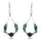 Certified Authentic Navajo .925 Sterling Silver Hooks Turquoise and Purple Jade Native American Earrings 390822695594 Certified Authentic Navajo .925 Sterling Silver Hooks Turquoise and Purple Jade Native American Earrings 390822695594