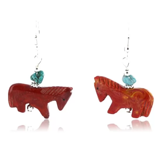 Certified Authentic Navajo .925 Sterling Silver Hooks Turquoise Jasper Native American Earrings 371008465028 Certified Authentic Navajo .925 Sterling Silver Hooks Turquoise Jasper Native American Earrings 371008465028