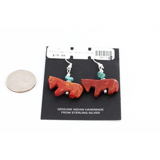 Certified Authentic Navajo .925 Sterling Silver Hooks Turquoise Jasper Native American Earrings 371008465028 Certified Authentic Navajo .925 Sterling Silver Hooks Turquoise Jasper Native American Earrings 371008465028