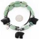 Certified Authentic Navajo .925 Sterling Silver Jade Turquoise Onyx Native American Necklace 390821037539