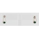 Certified Authentic Navajo .925 Sterling Silver Malachite Stud Native American Earrings 371119419946