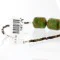Certified Authentic Navajo .925 Sterling Silver Natural Agate and Gaspeite Native American Necklace 371000092092 Certified Authentic Navajo .925 Sterling Silver Natural Agate and Gaspeite Native American Necklace 371000092092