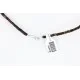 Certified Authentic Navajo .925 Sterling Silver Natural Agate Black Onyx Hematite Native American Necklace 15888-4