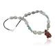 Certified Authentic Navajo .925 Sterling Silver Natural Agate Gold Stone Native American Necklace 370955481097