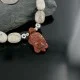 Certified Authentic Navajo .925 Sterling Silver Natural Agate Gold Stone Native American Necklace 370955481097