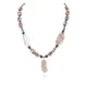 Certified Authentic Navajo .925 Sterling Silver Natural Agate Hematite Turquoise Native American Necklace 750122-4