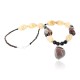 Certified Authentic Navajo .925 Sterling Silver Natural Agate Jasper Black Onyx Native American Necklace 15813-7