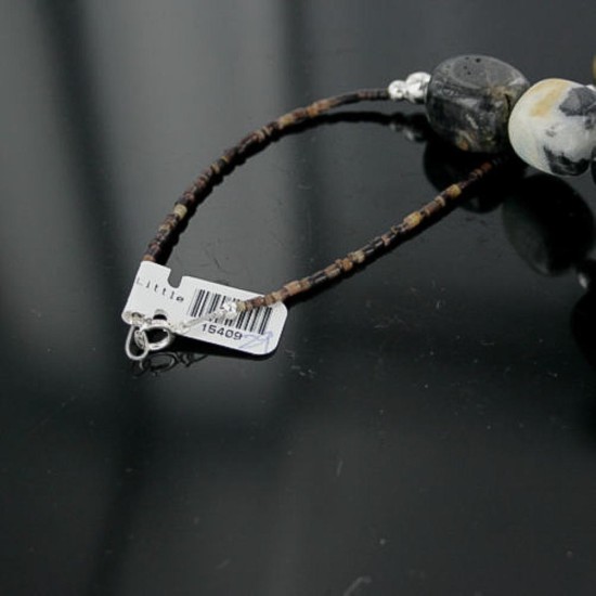 Certified Authentic Navajo .925 Sterling Silver Natural Agate Quartz Turquoise Native American Necklace 15409-29 Certified Authentic Navajo .925 Sterling Silver Natural Agate Quartz Turquoise Native American Necklace 15409-29