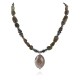 Certified Authentic Navajo .925 Sterling Silver Natural Agate Smoky Quartz Hematite Native American Necklace 750198-9 Certified Authentic Navajo .925 Sterling Silver Natural Agate Smoky Quartz Hematite Native American Necklace 750198-9