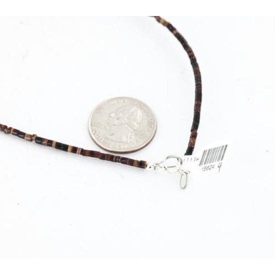 Certified Authentic Navajo .925 Sterling Silver Natural Agate Turquoise Carnelian Native American Necklace 390823971979 Certified Authentic Navajo .925 Sterling Silver Natural Agate Turquoise Carnelian Native American Necklace 390823971979