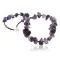 Navajo .925 Sterling Silver Natural Amethyst Heishi Necklace 15824-17