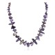 Certified Authentic Navajo .925 Sterling Silver Natural Amethyst Hematite Native American Necklace 15824-16