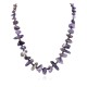 Certified Authentic Navajo .925 Sterling Silver Natural Amethyst Hematite Native American Necklace 15824-16 Certified Authentic Navajo .925 Sterling Silver Natural Amethyst Hematite Native American Necklace 15824-16
