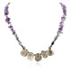 Certified Authentic Navajo .925 Sterling Silver Natural Amethyst Smoky Quartz Hematite Native American Necklace 15456-147 Certified Authentic Navajo .925 Sterling Silver Natural Amethyst Smoky Quartz Hematite Native American Necklace 15456-147